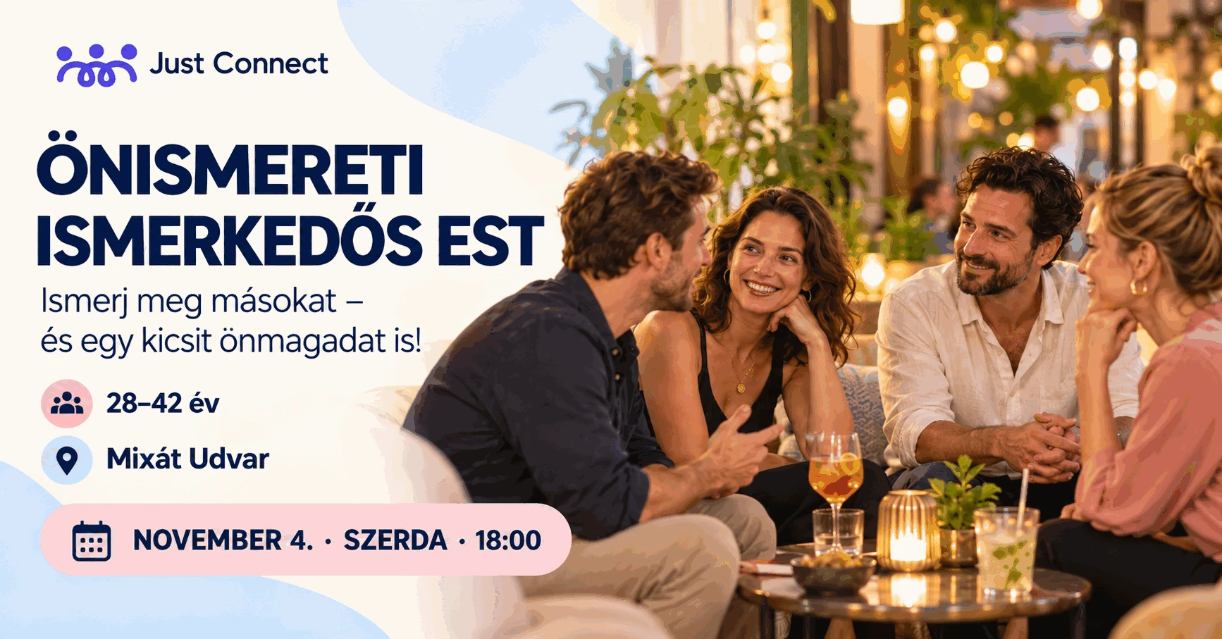 Önismereti ismerkedős est | 28–42 év